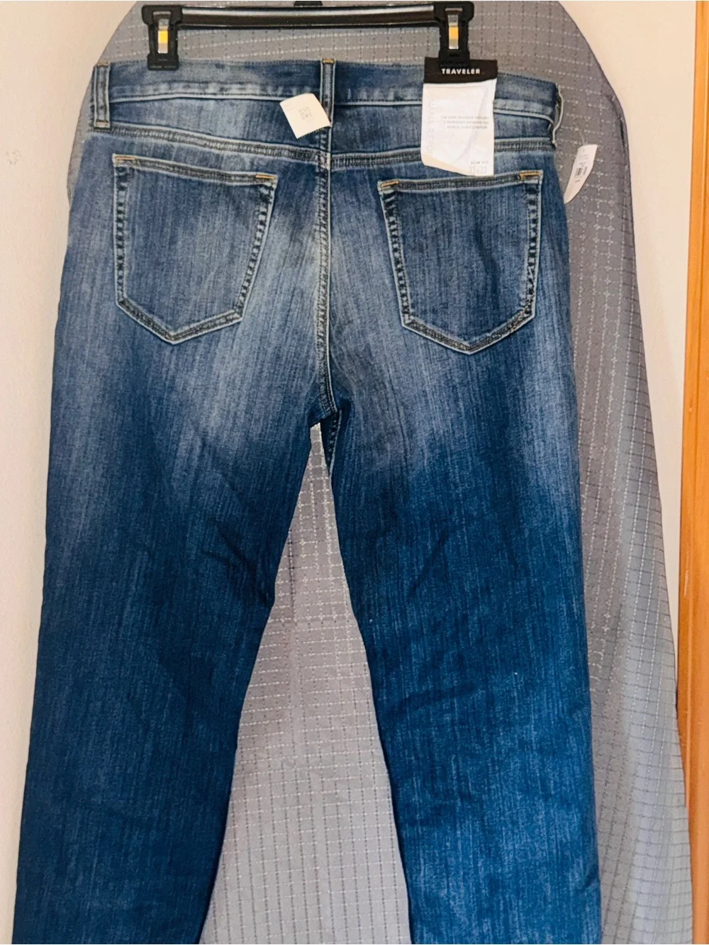 Banana Republic Men's Slim Straight Jeans - Indigo Blue Fade
